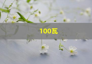 100瓦