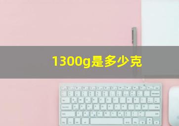 1300g是多少克