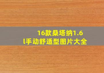 16款桑塔纳1.6l手动舒适型图片大全