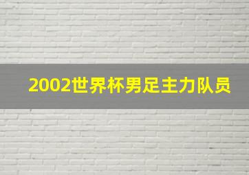 2002世界杯男足主力队员