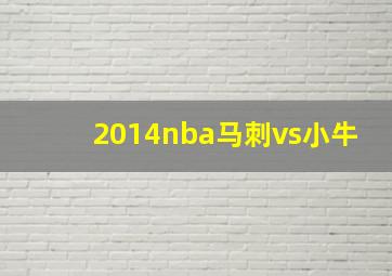 2014nba马刺vs小牛