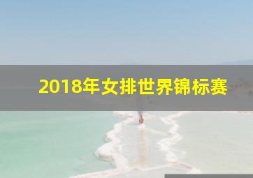 2018年女排世界锦标赛