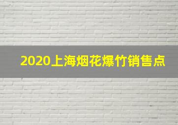 2020上海烟花爆竹销售点