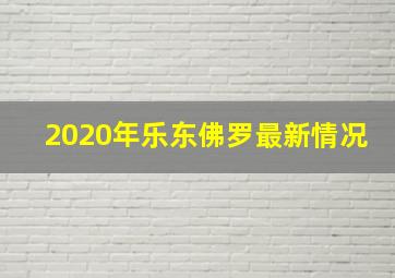 2020年乐东佛罗最新情况