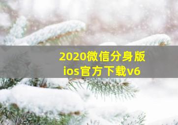 2020微信分身版ios官方下载v6