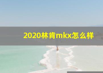 2020林肯mkx怎么样