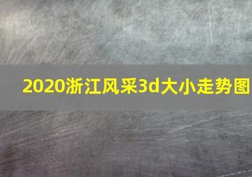 2020浙江风采3d大小走势图