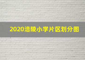 2020涪陵小学片区划分图