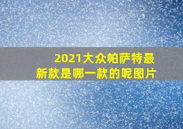 2021大众帕萨特最新款是哪一款的呢图片