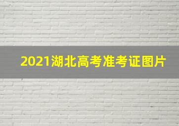 2021湖北高考准考证图片