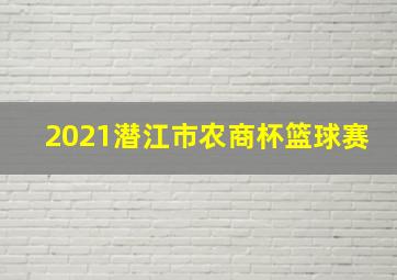 2021潜江市农商杯篮球赛