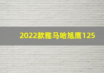 2022款雅马哈旭鹰125