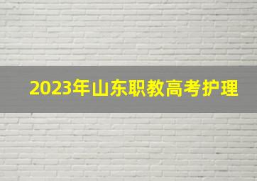 2023年山东职教高考护理