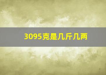 3095克是几斤几两