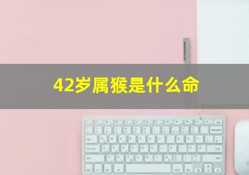 42岁属猴是什么命