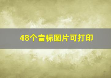 48个音标图片可打印