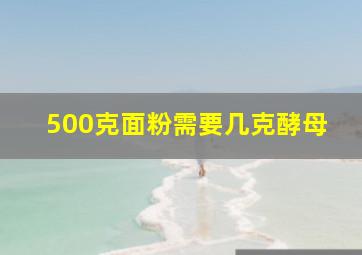 500克面粉需要几克酵母