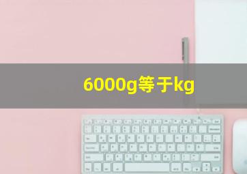 6000g等于kg