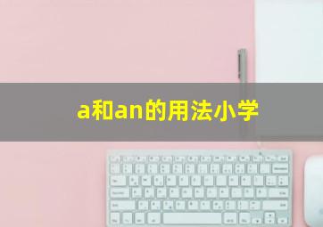 a和an的用法小学