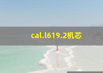 cal.l619.2机芯