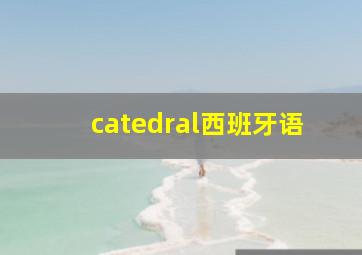 catedral西班牙语