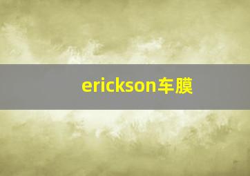 erickson车膜