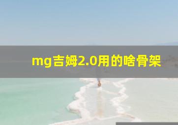 mg吉姆2.0用的啥骨架