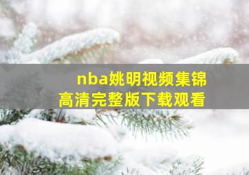 nba姚明视频集锦高清完整版下载观看