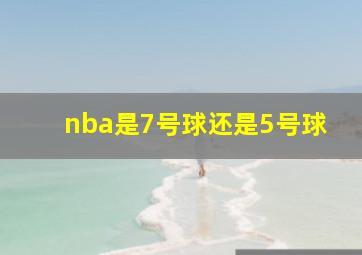 nba是7号球还是5号球