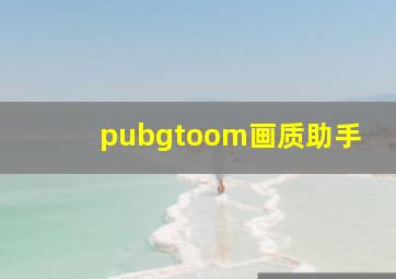 pubgtoom画质助手