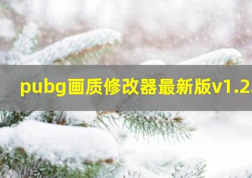 pubg画质修改器最新版v1.2.1