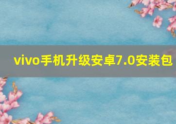 vivo手机升级安卓7.0安装包