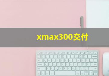 xmax300交付