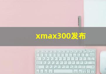 xmax300发布