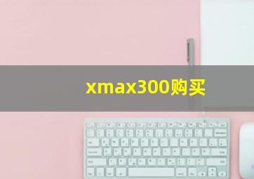 xmax300购买