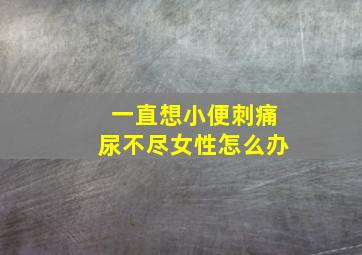 一直想小便刺痛尿不尽女性怎么办