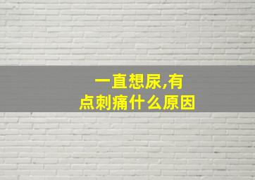 一直想尿,有点刺痛什么原因