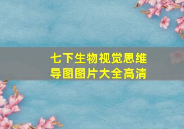 七下生物视觉思维导图图片大全高清