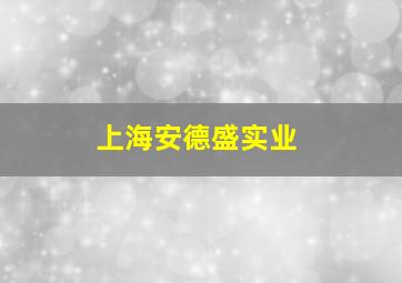 上海安德盛实业