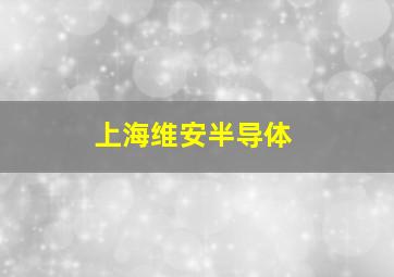 上海维安半导体