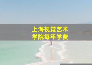 上海视觉艺术学院每年学费