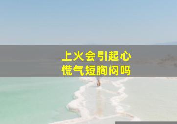 上火会引起心慌气短胸闷吗