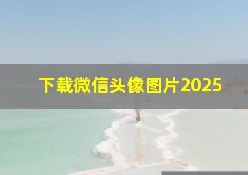 下载微信头像图片2025