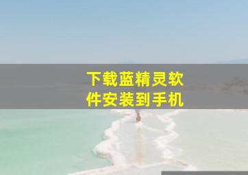 下载蓝精灵软件安装到手机