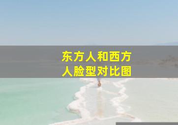 东方人和西方人脸型对比图