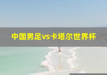 中国男足vs卡塔尔世界杯