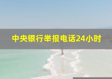 中央银行举报电话24小时