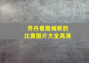 乔丹看詹姆斯的比赛图片大全高清