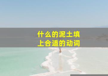 什么的泥土填上合适的动词