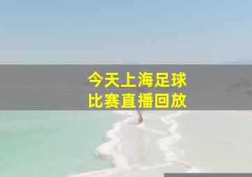 今天上海足球比赛直播回放